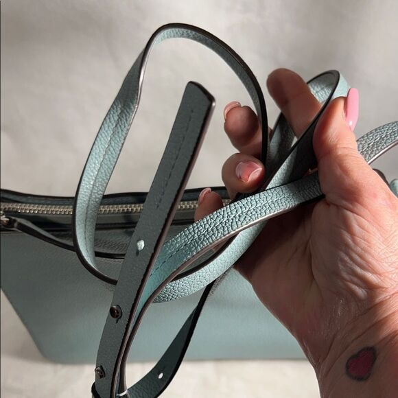 Kate Spade Leather Margaux Med Convertible Crossbody - Hazy Blue - Picture 7 of 14